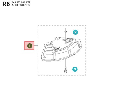Klingebeskytter 343FR, 355FX, 355RX, 545FR, 535FX, 545RX, 555FX