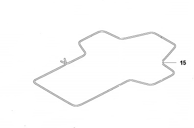 Tætningsstribe chassi 105, 305, 308