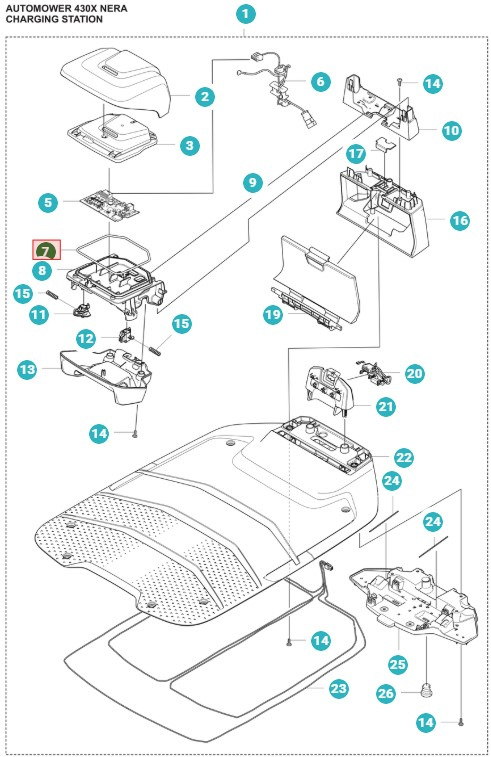 Tætningsstrip Display 305E, 310, 315, 315X, 320, 430X, 450X Nera