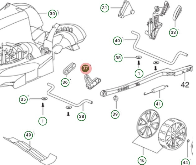 Afstandsskive 5755820-67