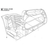 Bagste Håndtag 5760255-01 Bagste Håndtag 5760255-01