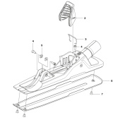 Haspplade, Støvreducer Haspplade, Støvreducer