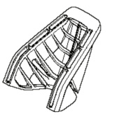 Låsehåndtag, Støvreducer Låsehåndtag, Støvreducer