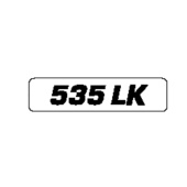 Decal Cylinder Dæksel 535Lk 5769986-23 Decal Cylinder Dæksel 535Lk 5769986-23