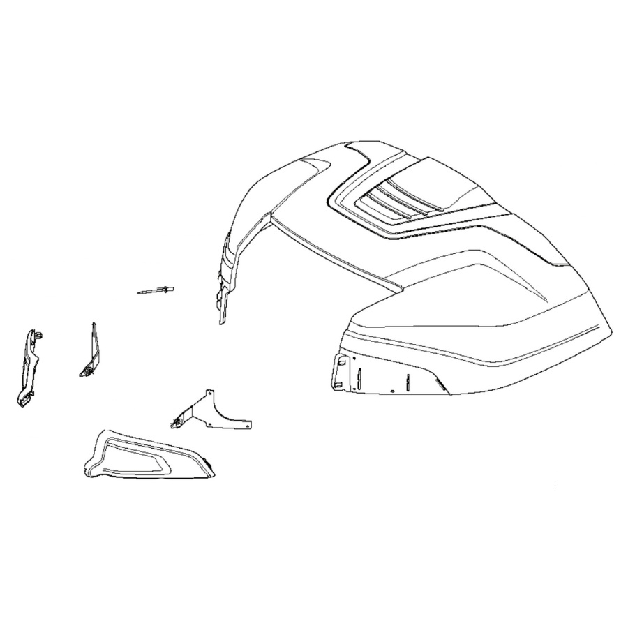 Motorhjelm Assy