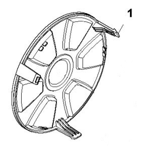 Hub Kapsel Gardena R38Li-R80Li, Flymo 1200R