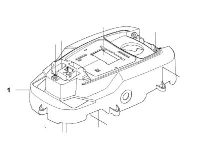 Skærmdækselkit AM105, 305, 308, R40Li, R70Li