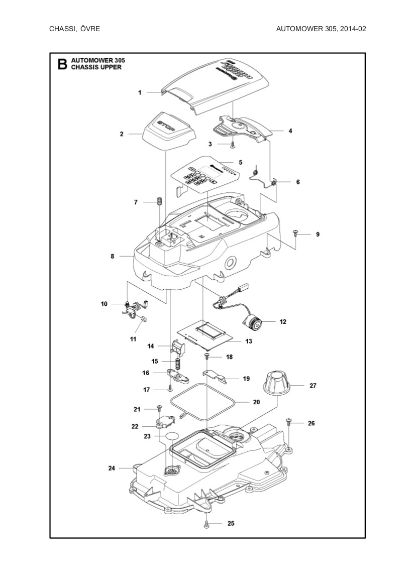 Øverste Chassis 5777529-02