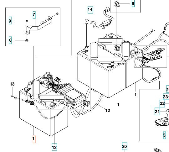 Batteri Til Rider Batteri 5781515-01