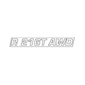 Mærkat Motorhjelm R216T Awd Mærkat Motorhjelm R216T Awd