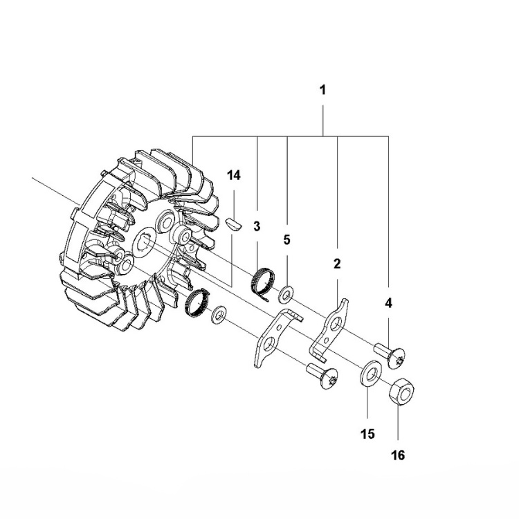Svinghjul Kpl 5794659-01