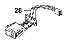 Afbryder on/off 5797087-01