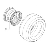 Hjul Kpl 5807693-01 Hjul Kpl 5807693-01