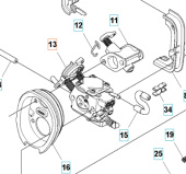 Karburator 345FR, 545FR, 545FX, 545RX Karburator 345FR, 545FR, 545FX, 545RX