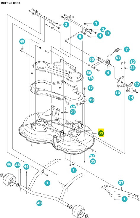 Skæreenhed Rider 112C, 111B, FR2312