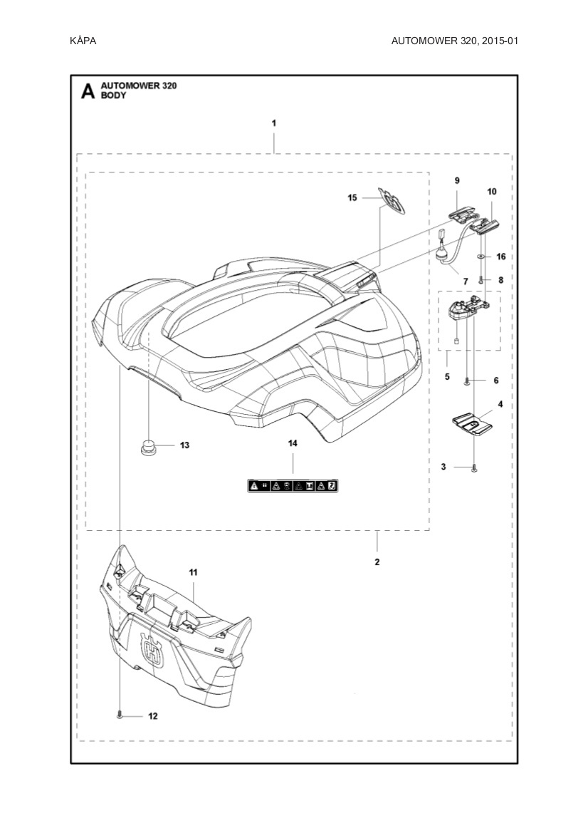 Bodykit Grå Am320 420 440 5816204-06