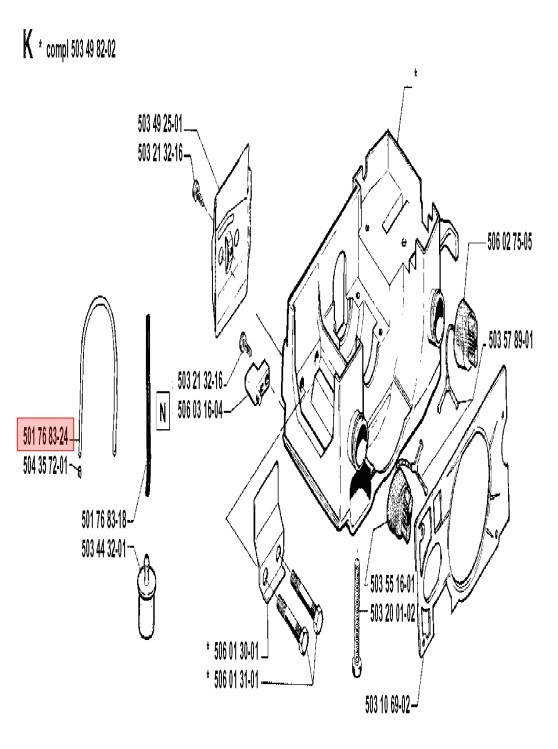 Brændstofslange 581756125 5817561-25