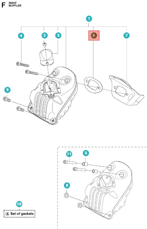 Pakningslyddæmper 5819185-01