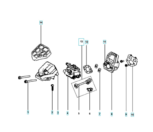 Karburatorer Husqvarna 120, 125