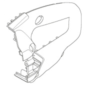 Håndtag halvdelen til venstre Håndtag halvdelen til venstre