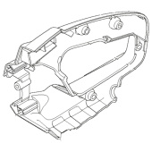 Håndtag halvt højre Håndtag halvt højre