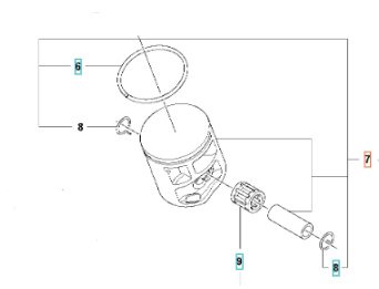 Stempel Komplet 545, 545G Mark II, 550XP, 550XPG Mark II