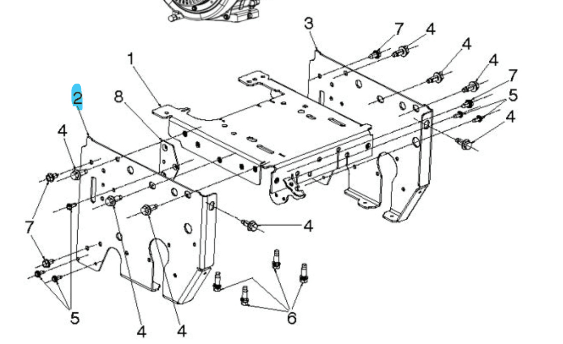 Stelside Venstre - Ms668 - Orange