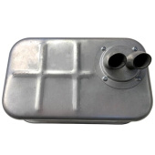 Lyddæmper med deflektor Lyddæmper med deflektor