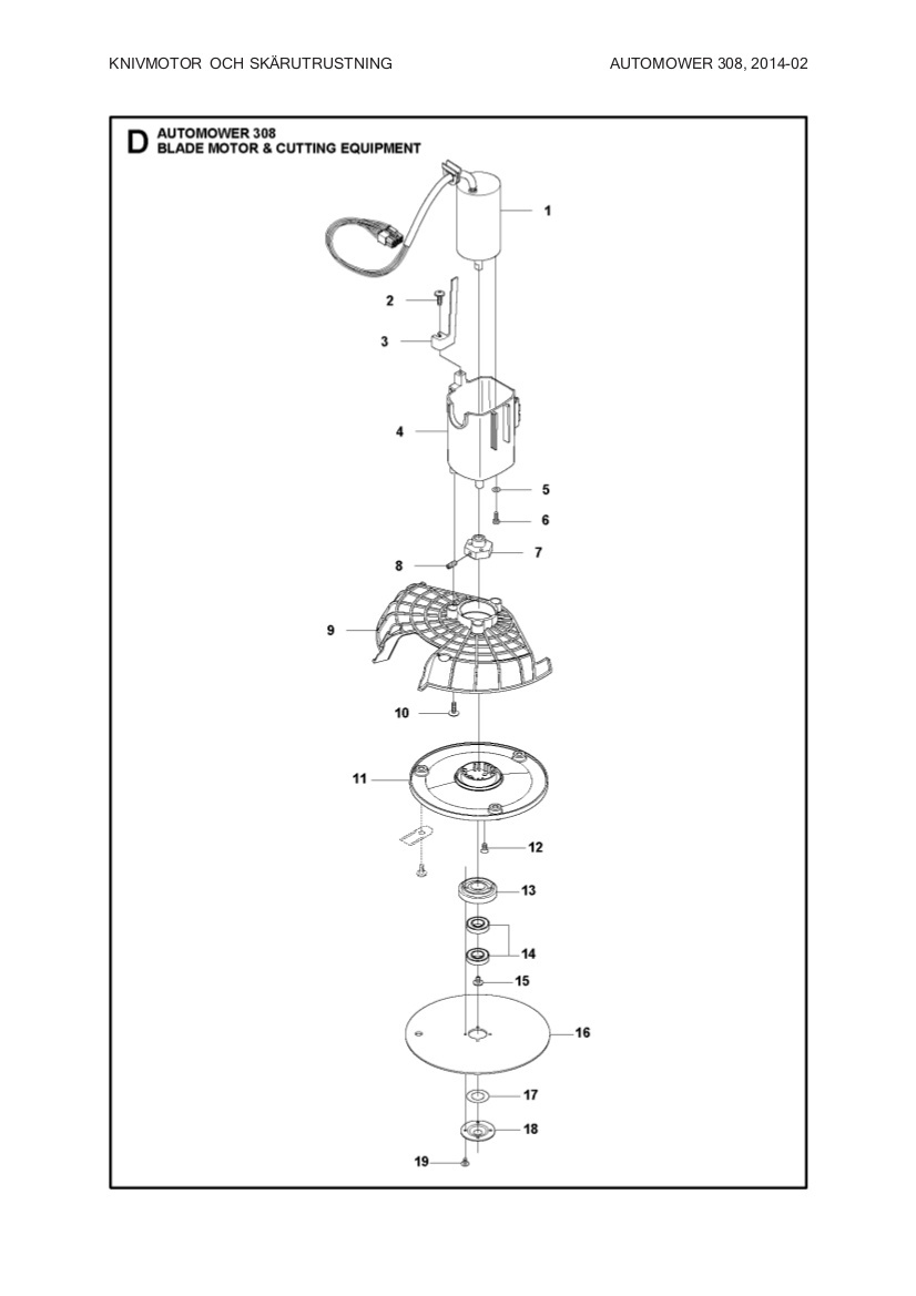 Klippemotor 105 Gardena & Mcculloch 5849893-02