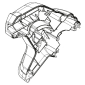 Motordæksel venstre Motordæksel venstre