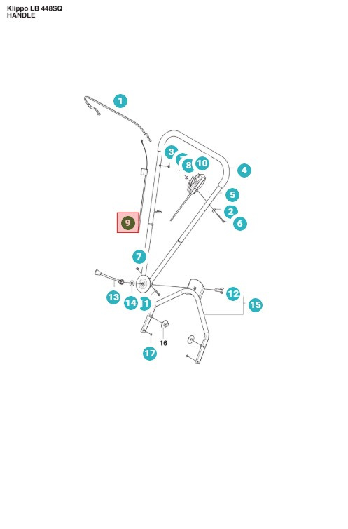 Motorbremsekabel Excellent S, Comet S, Lb448