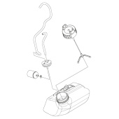 Brændstoftank Kompl 5856351-02 Brændstoftank Kompl 5856351-02