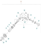 Gearhus Assy 343F, 545F, 545FX, FC2145, FC2245 Gearhus Assy 343F, 545F, 545FX, FC2145, FC2245