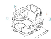 Sæde Kompl 5886120-01 Sæde Kompl 5886120-01