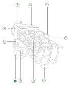 Støttehjul 5886844-01 Støttehjul 5886844-01