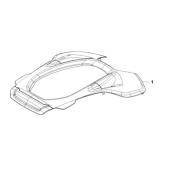 Topdæksel Hvid 5887991-02 Topdæksel Hvid 5887991-02