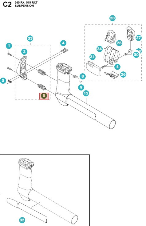 Anti-Vibrationselement 588829901 5888299-01