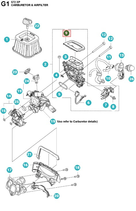 Filterholder 5893784-01