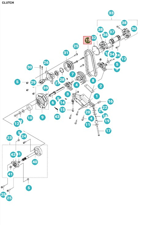 Bælte P520D, P525D, PT26D