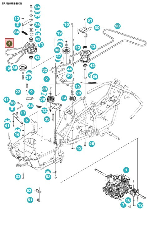 Drivrem Rider 112C, Jonsered FR2312MA