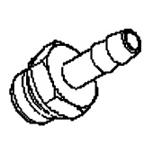 Nippel 1/4 hantråd Nippel 1/4 hantråd