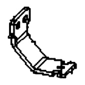 Beslagskinneføring sort zink Beslagskinneføring sort zink