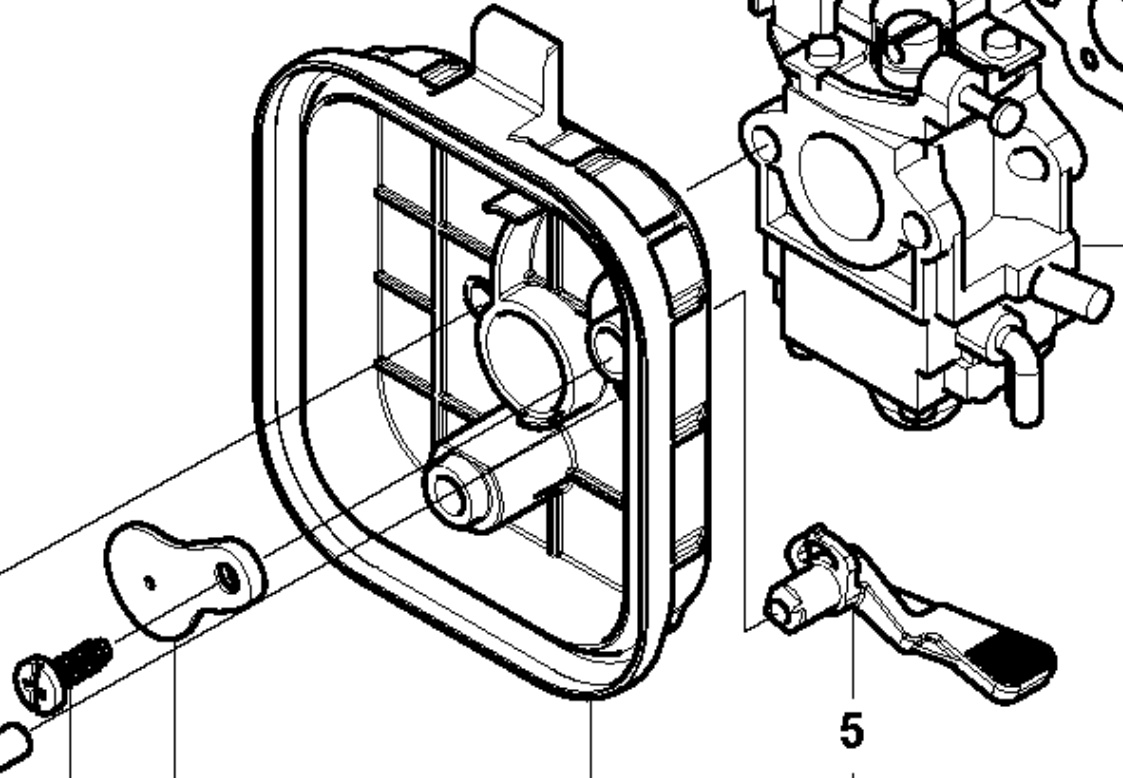 Luftfilterholder Komplet 5905794-01