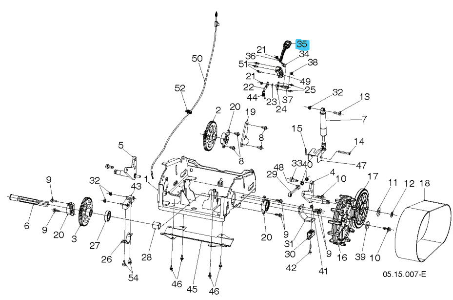 Højdejusteringshåndtag 5905942-01