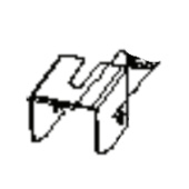 Dæksel gasfjeder udløserhoved B Dæksel gasfjeder udløserhoved B