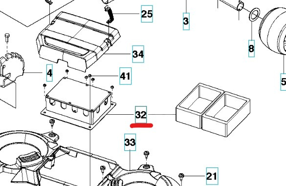 Motorstyringsenhed, klippebord