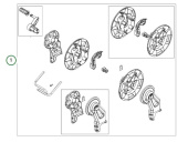 Håndtag Mørkegrå 5926176-38 Håndtag Mørkegrå 5926176-38