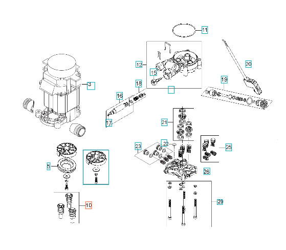 Stempe Komplet Sæt 3Stk 5926176-78