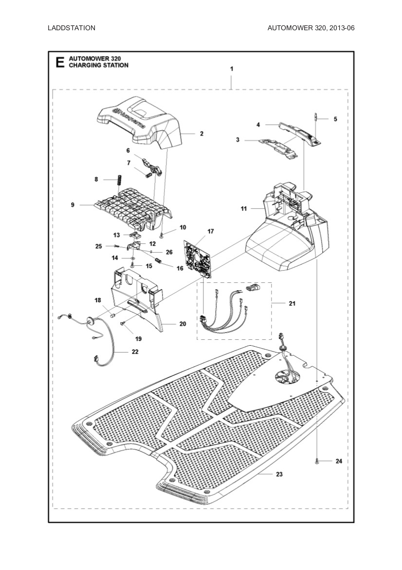 Printplade Ladestation 320 330X 420 430X 440 450X 435X 5928945-03