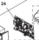 Printkort Ladestation 310, 315, 315X, 405X, 415X Printkort Ladestation 310, 315, 315X, 405X, 415X